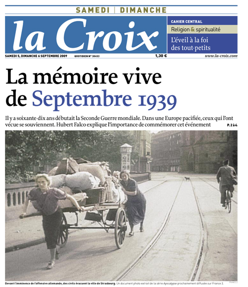 La Croix 5 septembre 2009